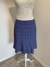 LADIES LA REDOUTE BLUE FLORAL