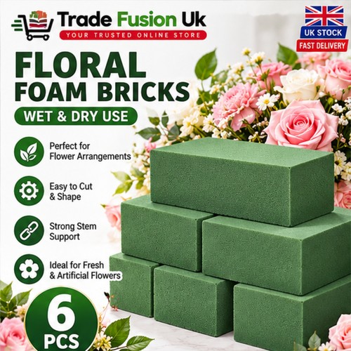 Premium wet florist foam - 6x,
