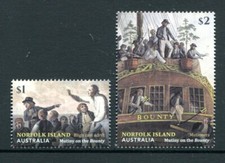 2019 Norfolk Island Mutiny on The Bounty - MUH Set of 2 Stamps