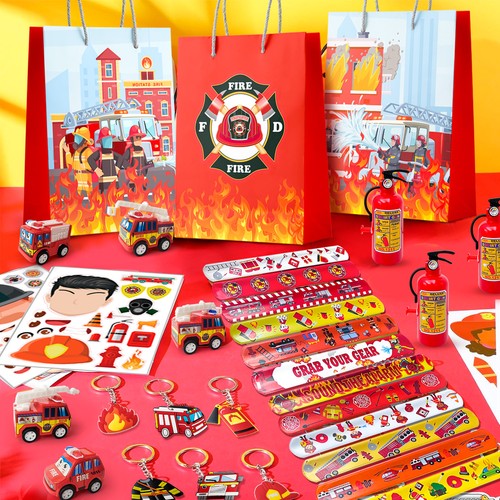 Fireman kids party - kids, decoration