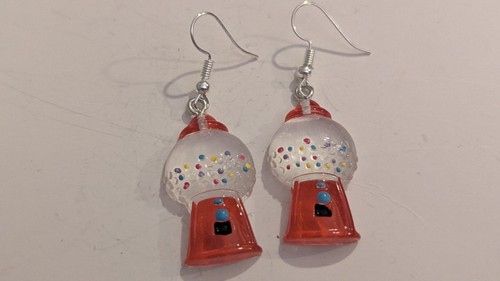 Red gumball machine resin - gumball,