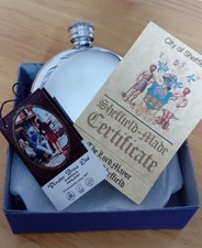 Pewter 6oz round Hip Flask