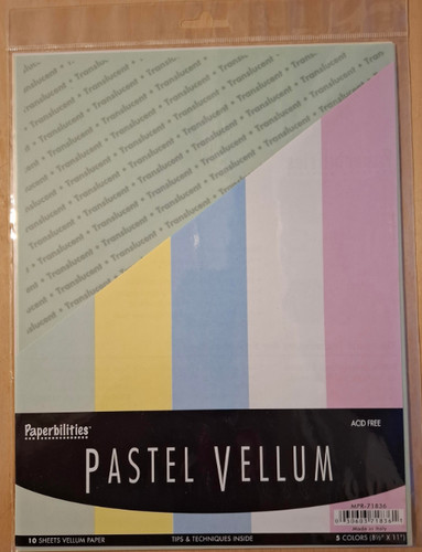 Paperbilities pastel vellum - pastel,
