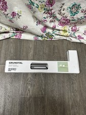 IKEA GRUNDTAL Stainless Steel Kitchen Wall Shelf Rack Holder 60cm – Storage Unit