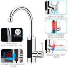 Electric Heating Tap Kitchen Bathroom Fast Instant Hot Water Heater Faucet UK