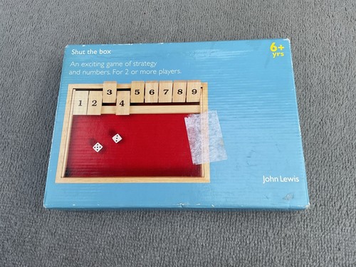 Wooden shut the box - wooden,