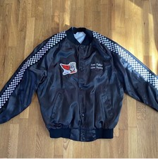 Vintage 90s Satin Racing