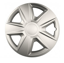 Set 4 Copricerchi Universali 16'' In Abs Coppe Ruota Copriruota Esprit Grigi