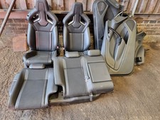 Vauxhall Astra J Half Leather Interior Seats X3 Front Rear & Door Cards 2013 VXR