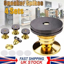4pcs Copper Speaker Spikes