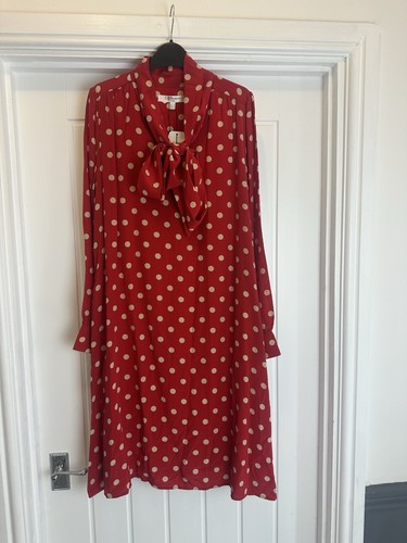 Bennett evia red silk - lk, polka