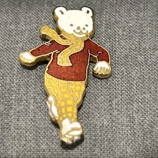 Rupert Bear Vintage Enamel Pin