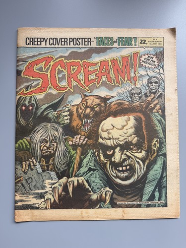 Scream comic issue number - scream!,