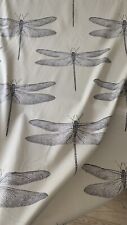 HARLEQUIN CURTAIN FABRIC DESIGN  Demoiselle 3 METRES JUTE/SLATE COTTON