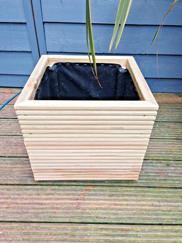 Square wooden decking - cm,