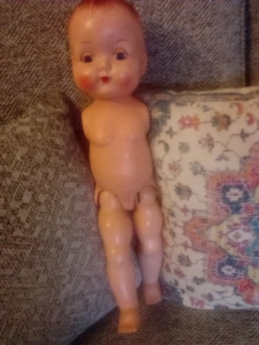 Armless roddy doll - armless, doll.