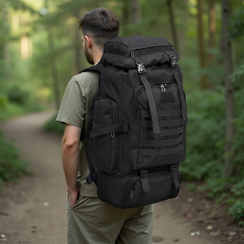 80l large rucksack tactical - 80l,