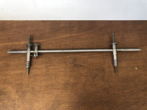 Vintage trammel points - points, beam