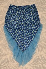 Blue mermaid swim tail