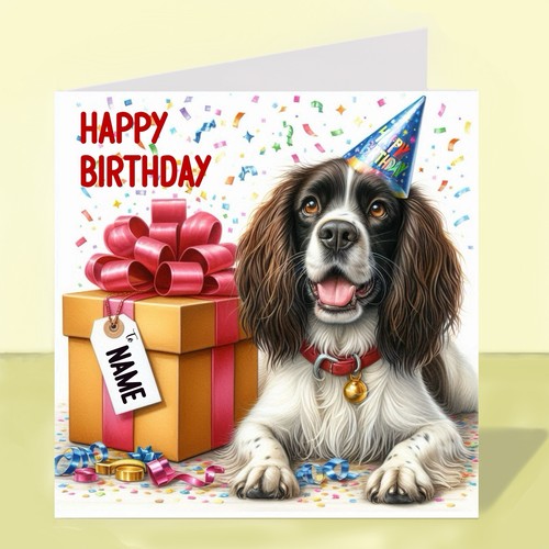 Personalised springer spaniel - personalised,