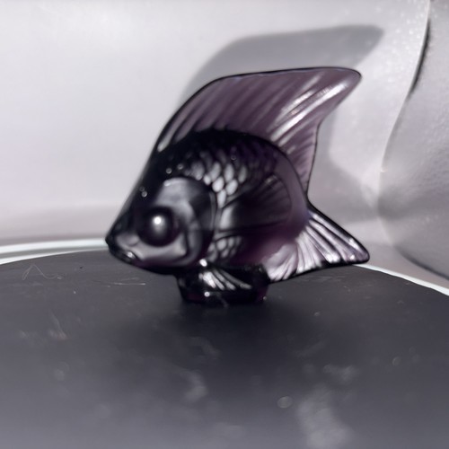 Lalique angel fish violet - angel,
