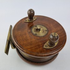 Vintage 5" Wooden And Brass