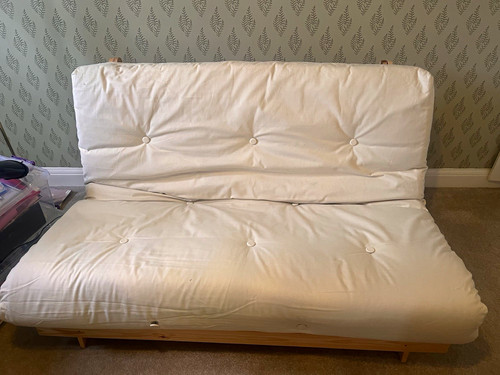 Kyoto white futon - futon, sofa