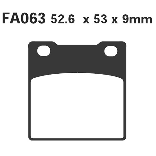 Pair pads ebc fa063 - of, for