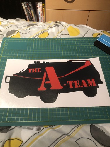 The team van sticker decal - the, a-team
