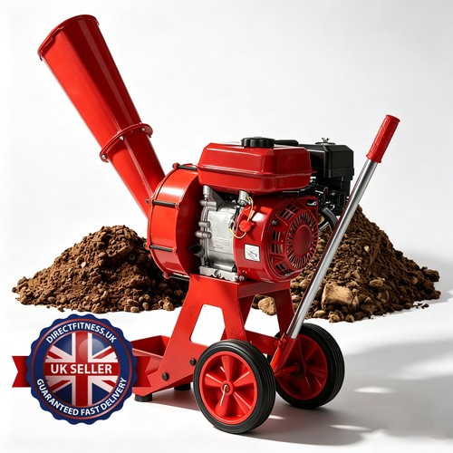 Petrol wood chipper shredder - chipper,
