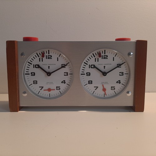 Vintage heuer chess clock - heuer,