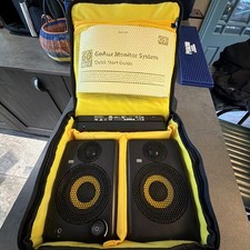 KRK Go Aux 3-Pair Studio Monitors, 3" Bi-Amplified Class D with Bluetooth 60W