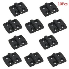 10PCS Black Plastic Door Bearing Butt Hinges Cabinet Drawer Jewellery Box r
