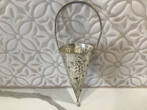 Vintage ornate silver plate - vintage,