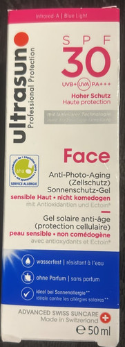 Ultrasun 901 face - face, aging