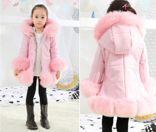 Kids girls winter quilted - winter,