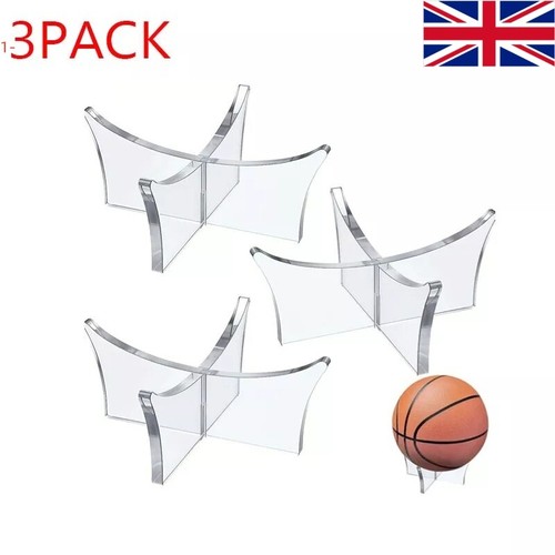 Clear acrylic rugby - clear,