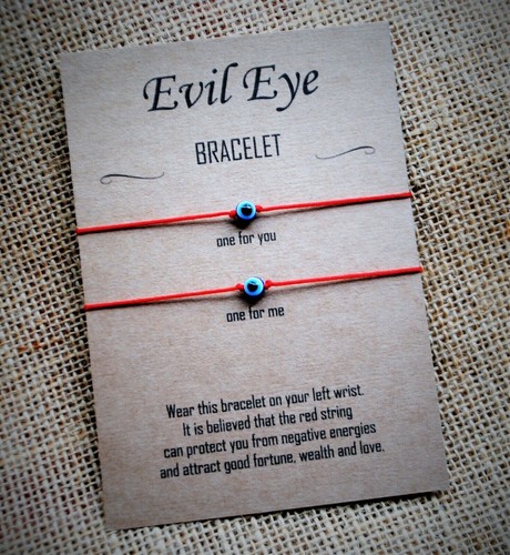 Evil eye lucky red string - evil, wish