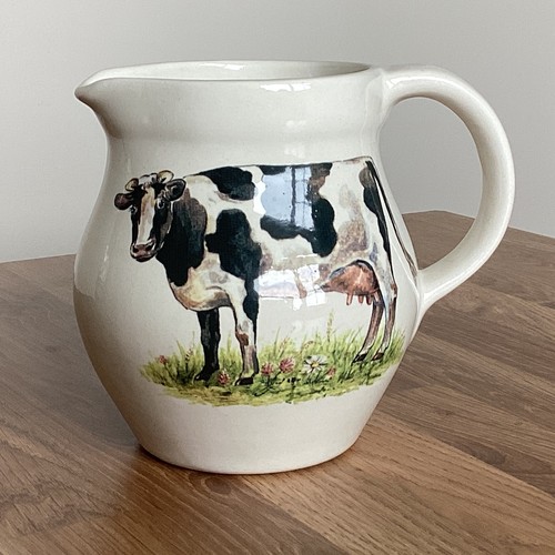 Vintage ceramic cow milk - cow, jug