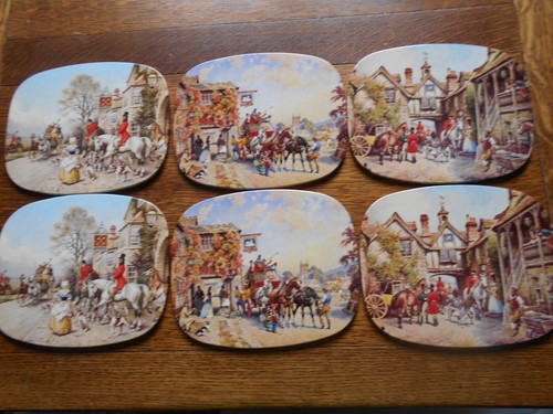 Vintage retro set of 6 - -,