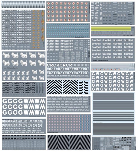 Waterslide decals for model - decals,