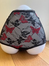 Sheer knickers/panties. Black