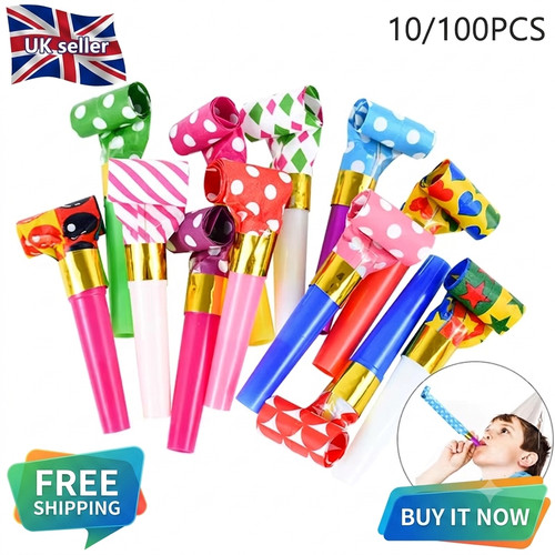 100x colorful party blowouts - 100x,