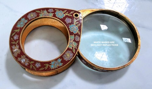 Vintage cloisonné folding - vintage,