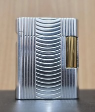 Vintage ST Dupont. Lighter. Soubreny. Rare Silver & Gold.Mint condition