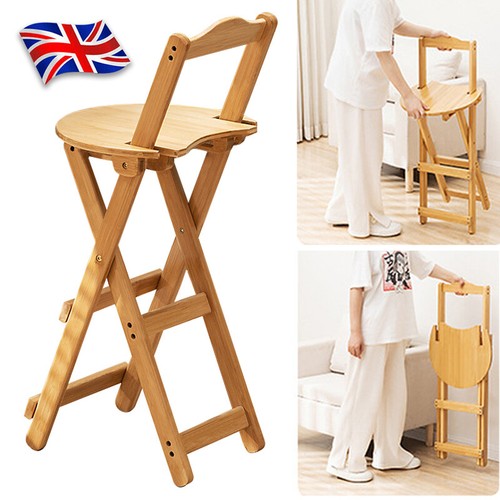 Wooden folding bar stool - wooden,