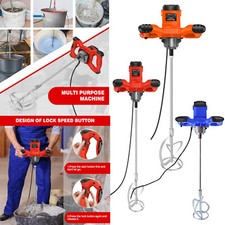 6 Gear Mixing Drill 5000W Electric Plaster Mortar Mixer M14 Paddle Mixer Stirrer