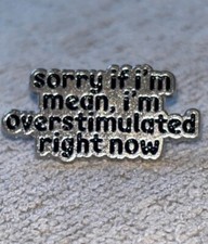 BUY 2 GET 1 FREE Funny ADHD & Overthinker Enamel Pins Neurodivergent, Sarcastic