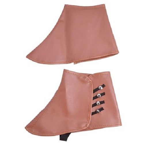 Steampunk mens brown spats - mens,