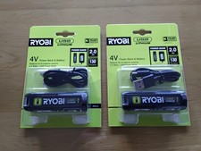 2 x Ryobi 4v 2ah powerbank /